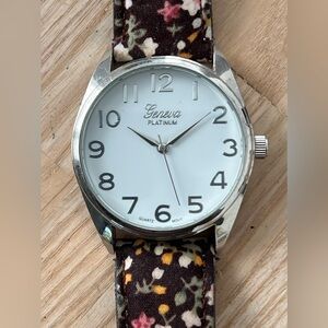 Fashion Watch Geneva Platinum Brand